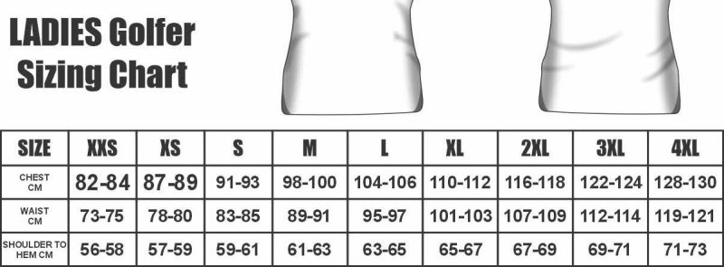 ALRHA Competition Shirt Short Sleeve (Ladies Golfer)